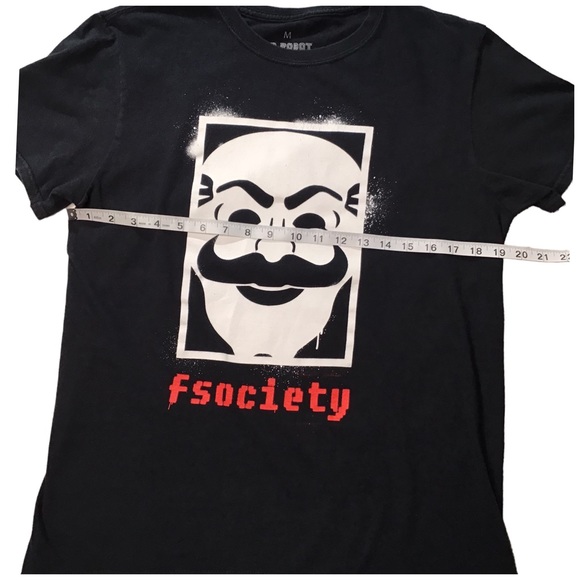 Mr. Robot Loot Crate Exclusive F Society Short Sleeve T-Shirt - Medium Unisex - Picture 5 of 8